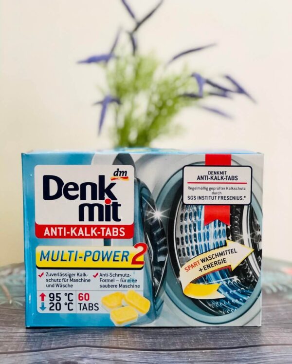 Viên tẩy máy giặt Denkmit Đức hộp 60 vi...