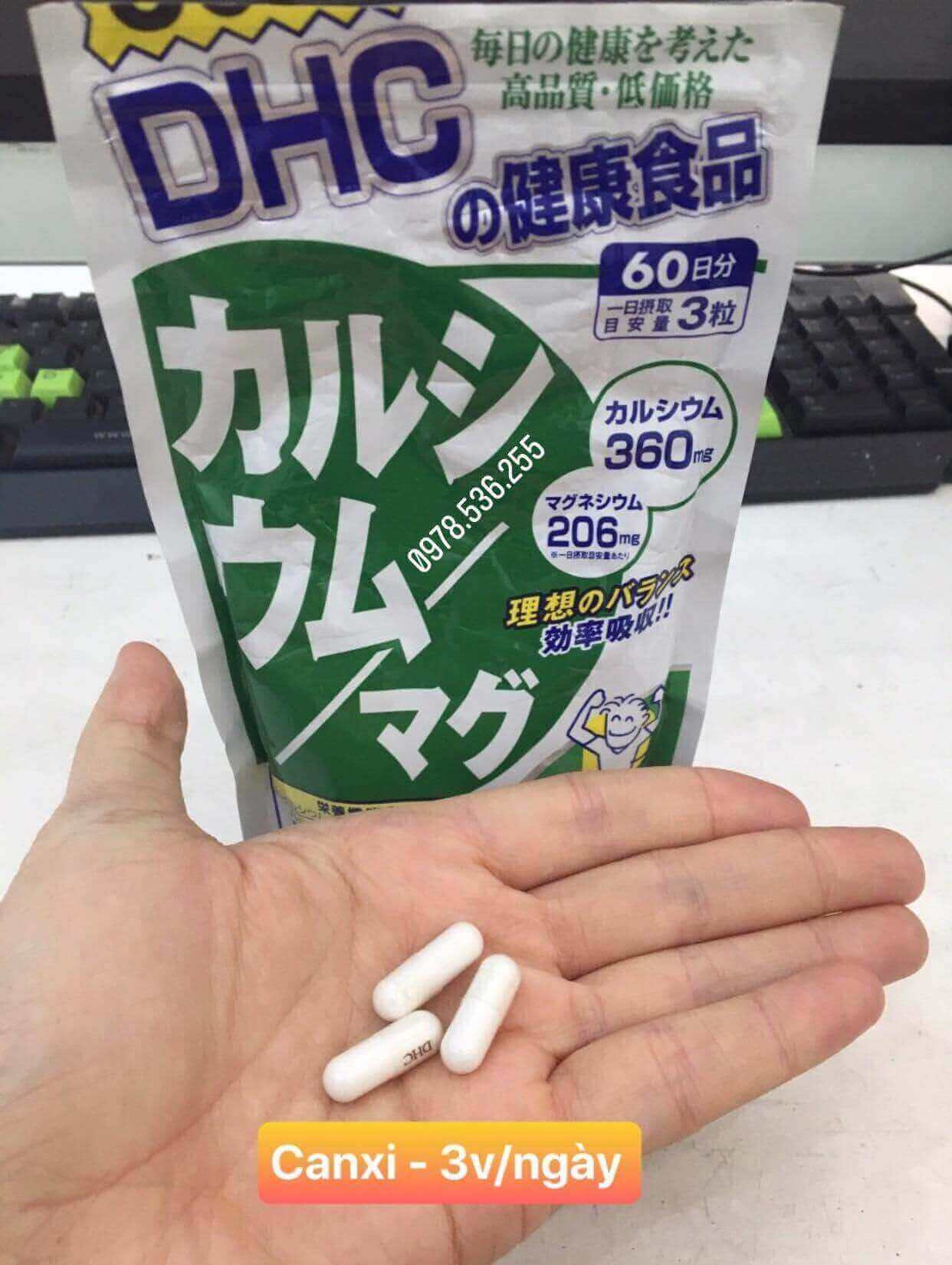 Công dụng của DHC Canxi Calcium