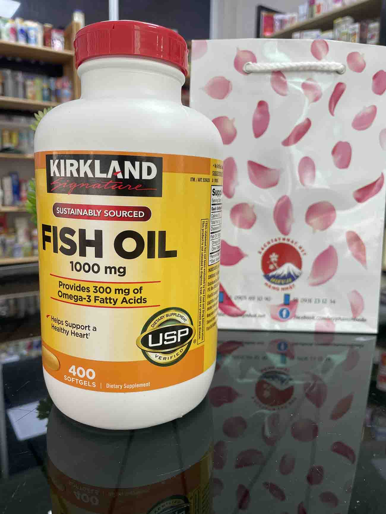 Dầu Cá Omega 3 Kirkland Signature Fish Oil 1000mg