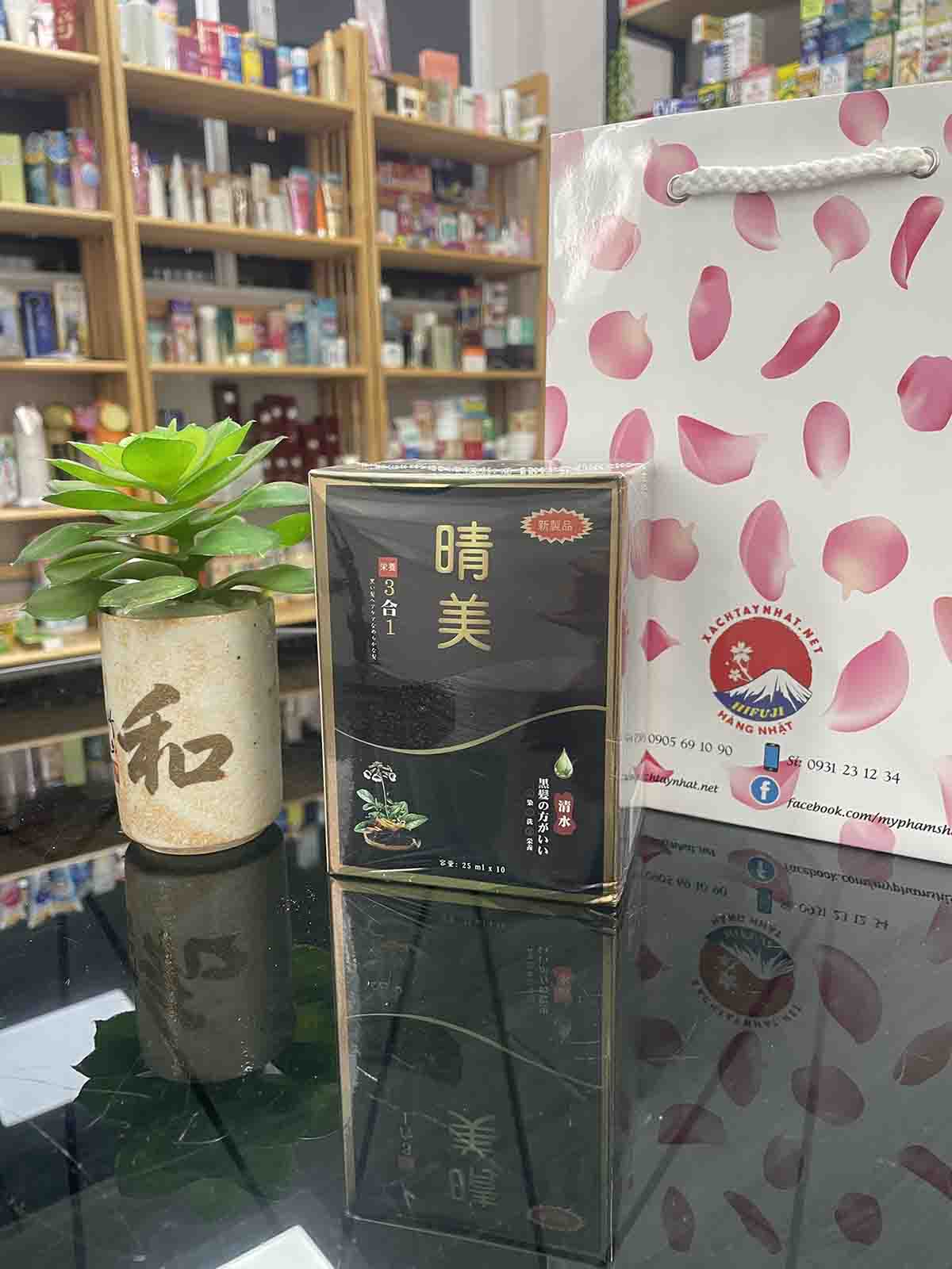 Dầu Gội Đen Tóc Komi Nhật Bản 500ml