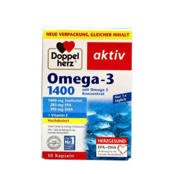 Dầu cá Omega 3 1400 Doppelherz 30 viên của Đức - Hình ảnh 3