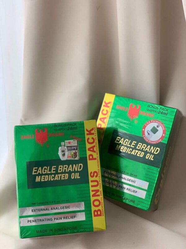 Dầu Gió Xanh Mỹ Eagle Brand Medicated Oil 24m...