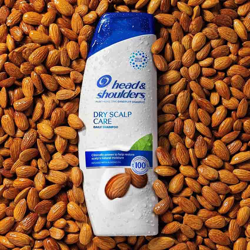 Dầu gội Head and Shoulder Mỹ hạnh nhân Dry Scalp Care 613ml