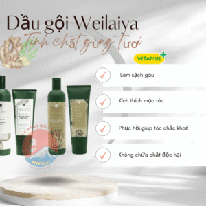 Bộ dầu gội Weilaiya tinh chất gừng tươ...
