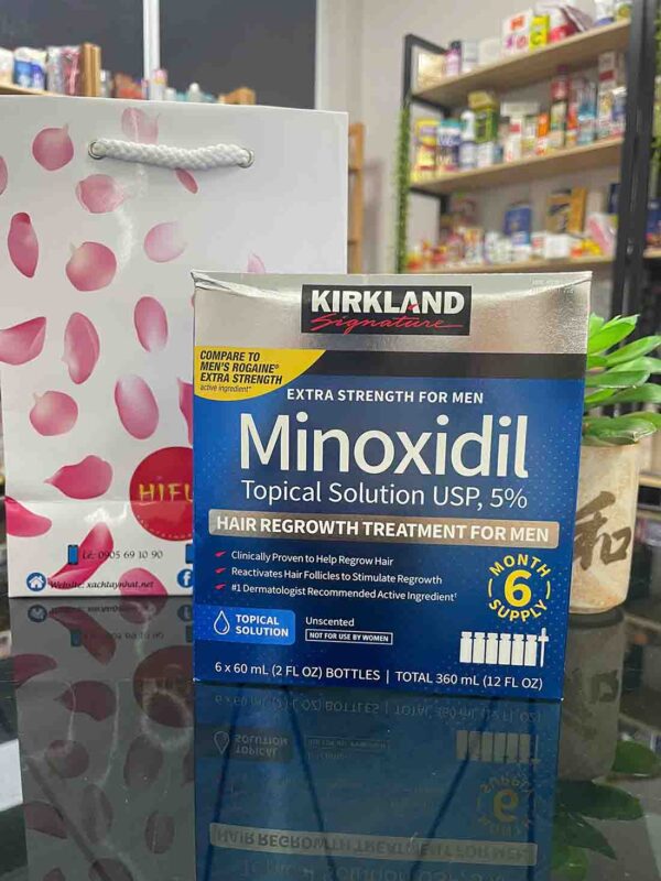 Dung dịch hỗ trợ mọc tóc Minoxidil 5% Kir...