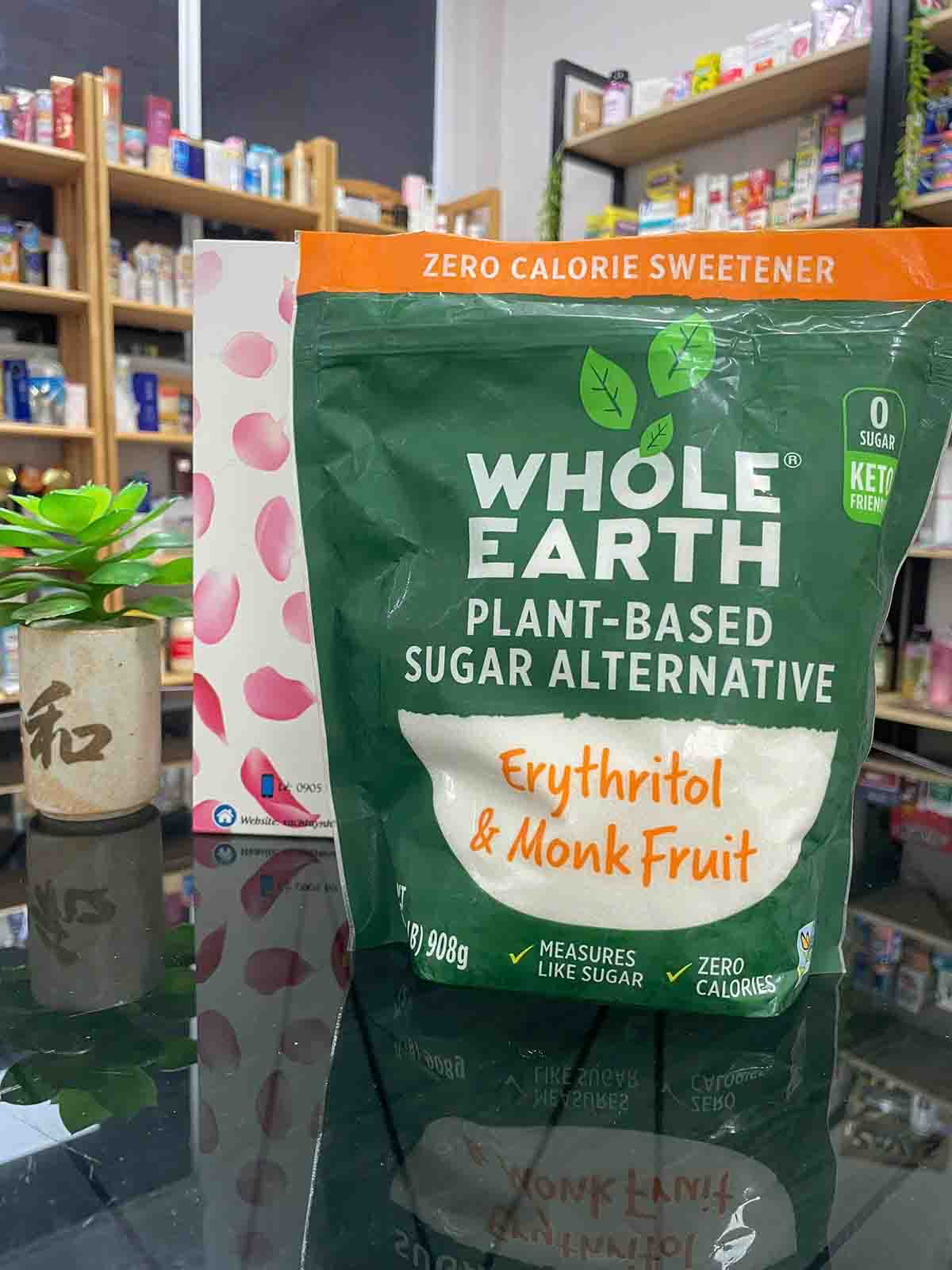 Đường ăn kiêng la hán quả Whole Earth Monk Fruit 908g