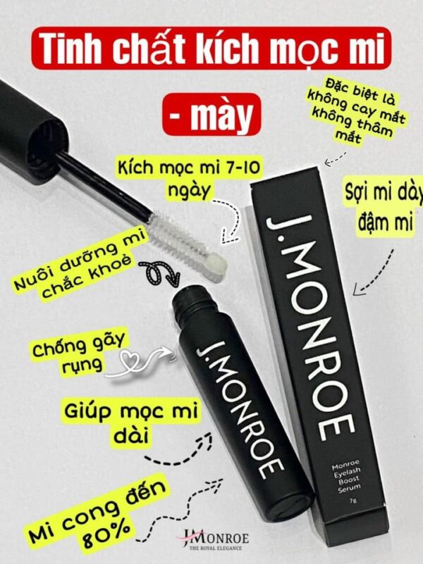 Dưỡng mi J.Monroe cong, dài 7g