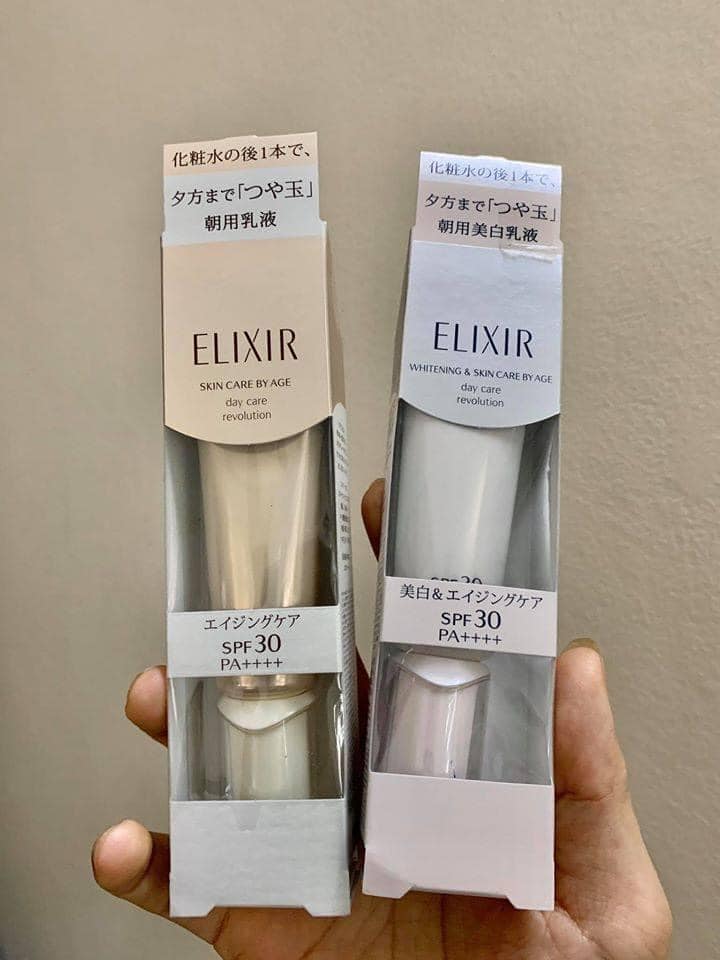 Kem dưỡng ngày Elixir có mấy loại?