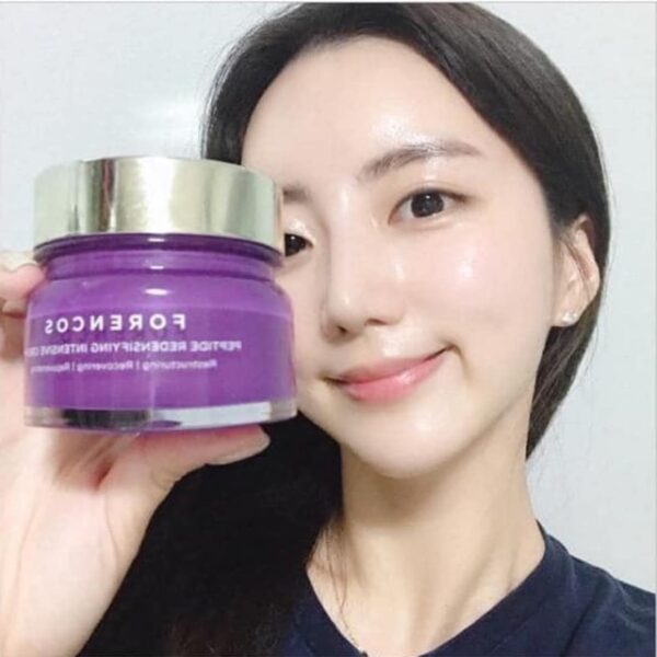 Kem dưỡng da ban đêm Forencos Peptide màu tím Hàn Quốc  - Hình ảnh 3