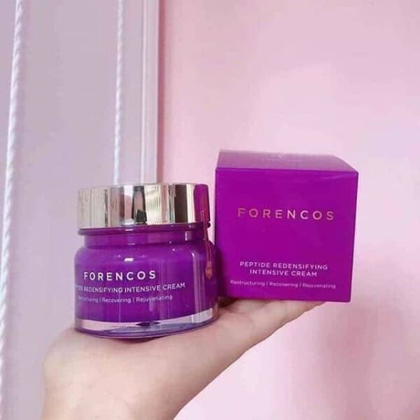 Kem dưỡng da ban đêm Forencos Peptide màu tím Hàn Quốc  - Hình ảnh 2
