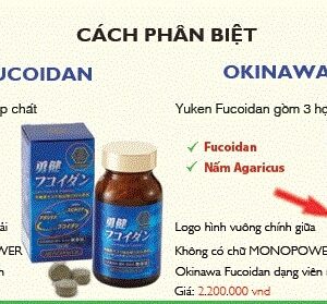 Viên uống Fucoidan Yuken Monopower Nhật Bản...