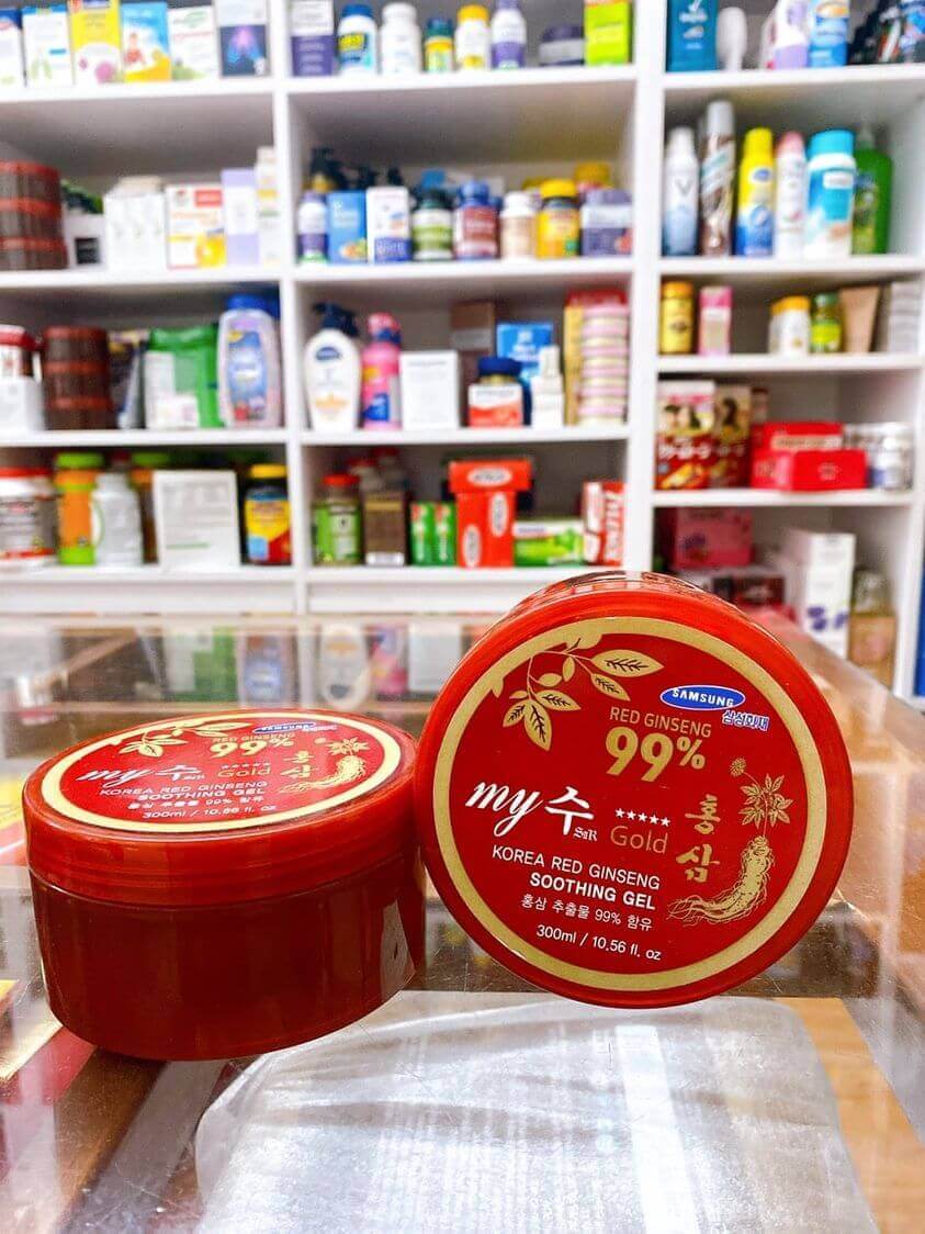 Gel dưỡng da hồng sâm đỏ Soothing My Gold 300ml có tốt không?