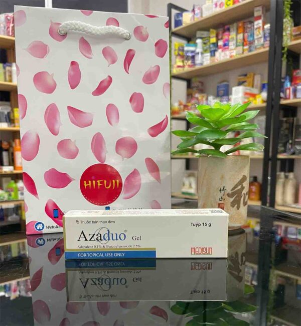 Gel trị mụn trứng cá Azaduo 15gr