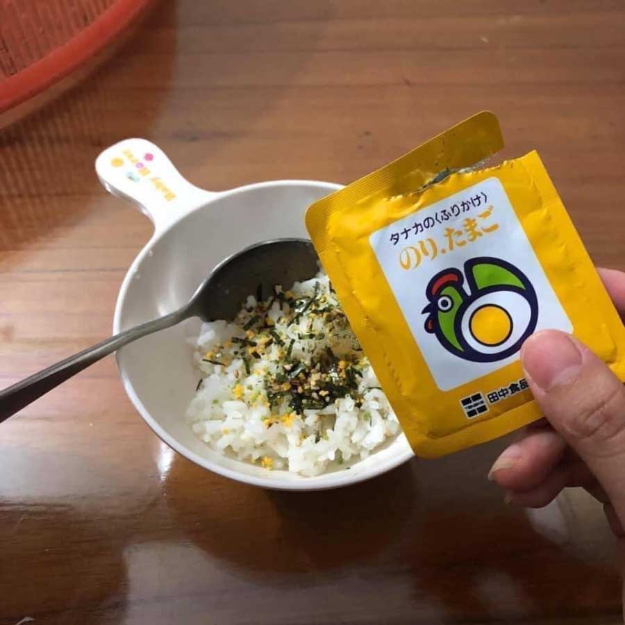 Gia vị rắc com cho be dưới 1 tuổi