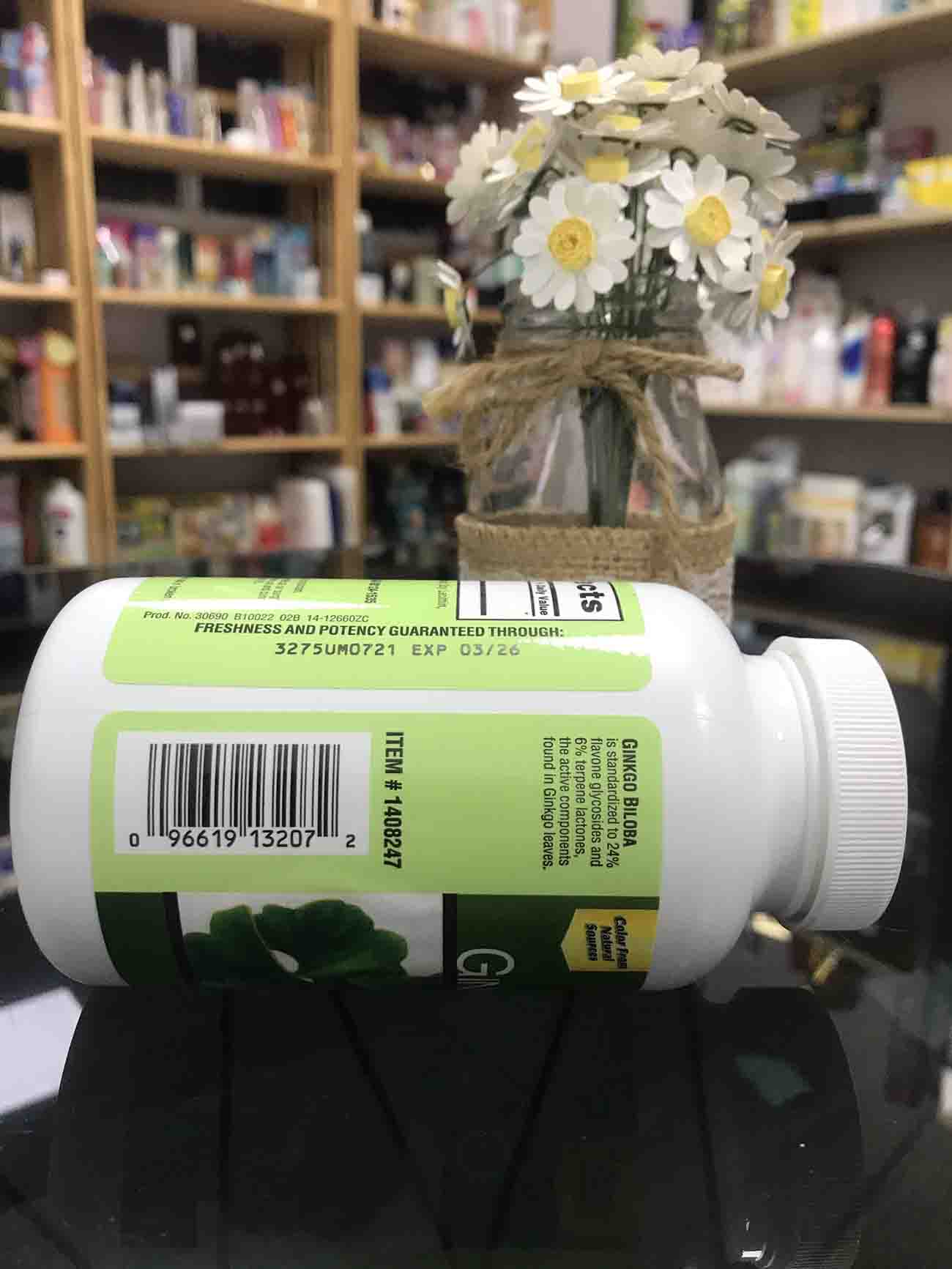 Ginkgo Biloba 120mg Trunature