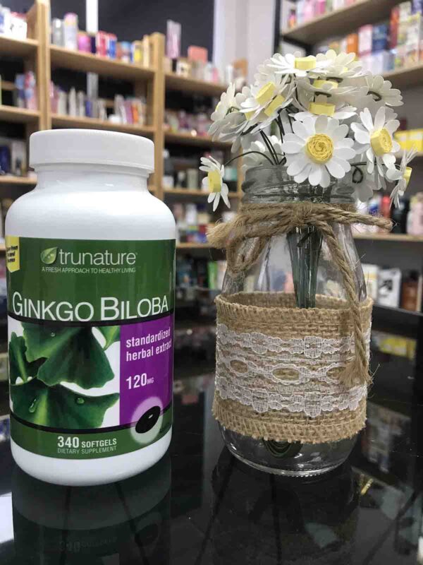 Viên uống Ginkgo Biloba 120mg Trunature 