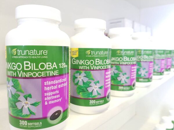 Viên uống Ginkgo Biloba 120mg Trunature 