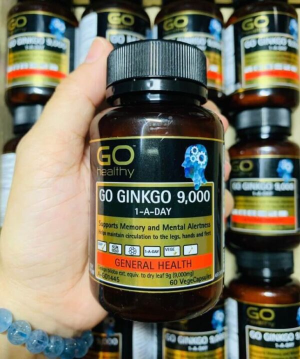 Viên uống bổ não Go Ginkgo 9000 60 viên