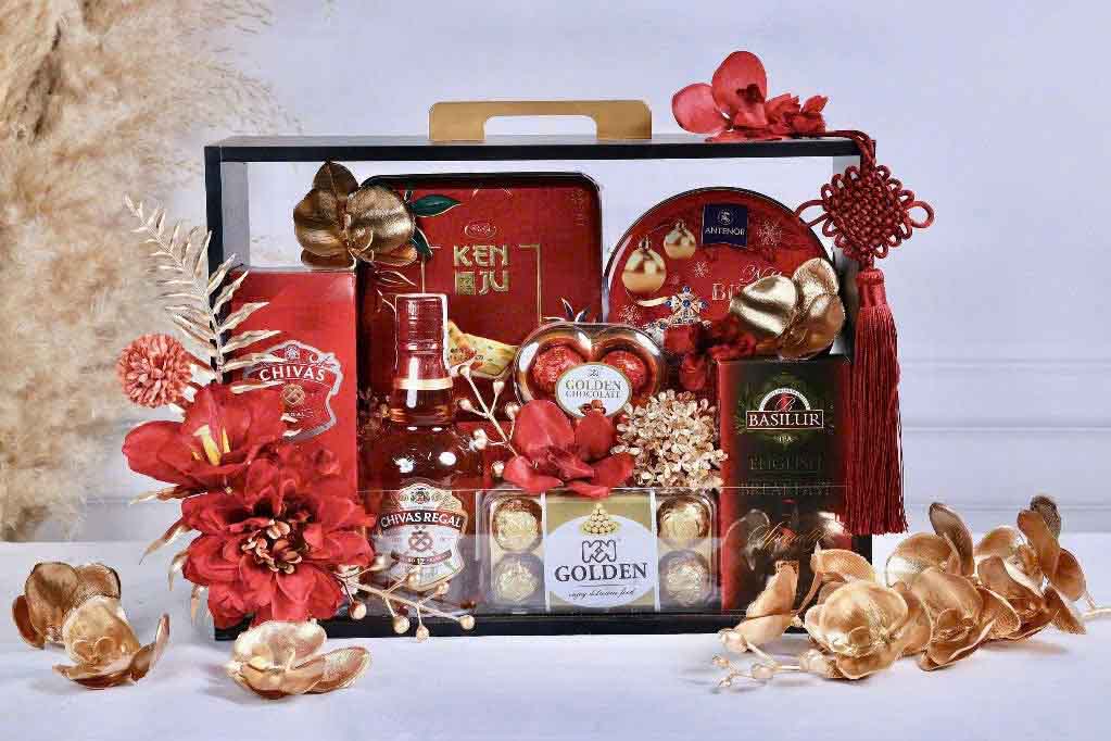 Giỏ quà tết hương xuân mới XTN03