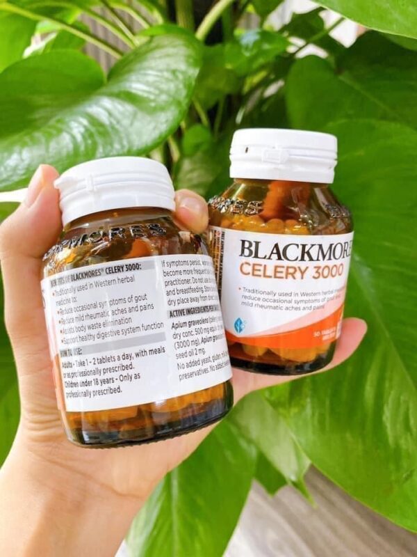 Viên uống hỗ trợ Gout Blackmores Celery 300...
