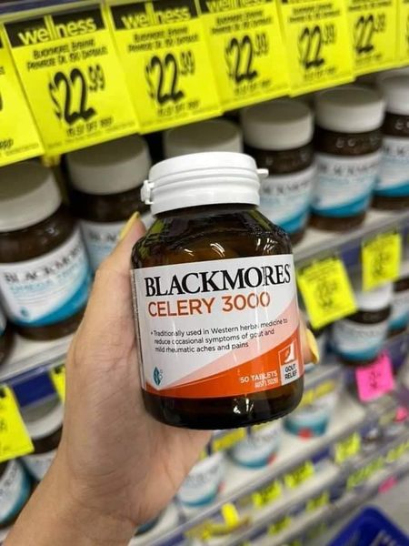 Viên uống trị Gout Blackmores Celery 3000 50 viên