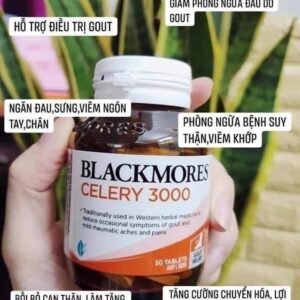 Viên uống hỗ trợ Gout Blackmores Celery 300...
