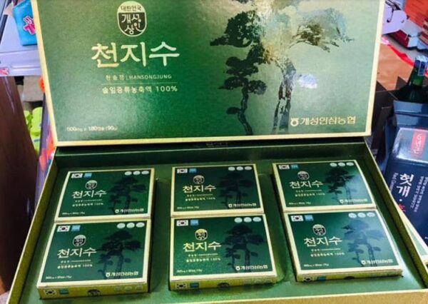 Tinh Dầu Thông Đỏ Hansongjung Hộp Xanh 180...