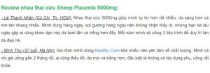 REVIEW Nhau thai cừu 5000mg hãng Healthy Care
