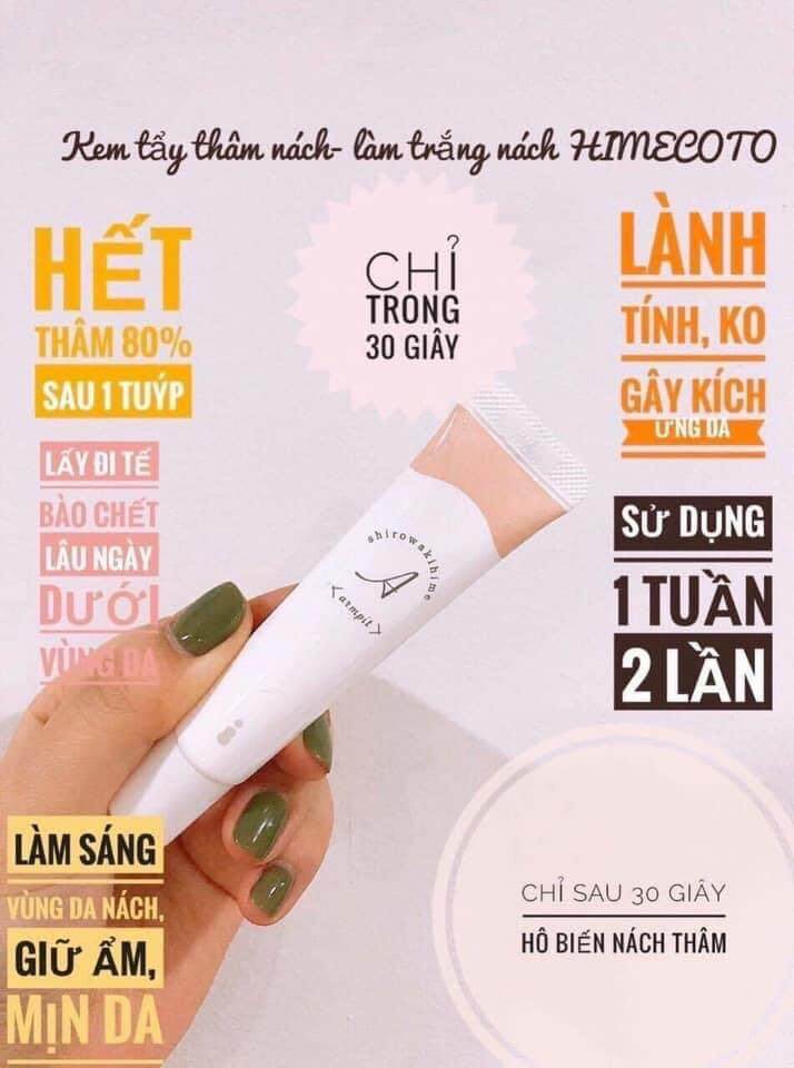 Công dụng của kem trị thâm nách nhật