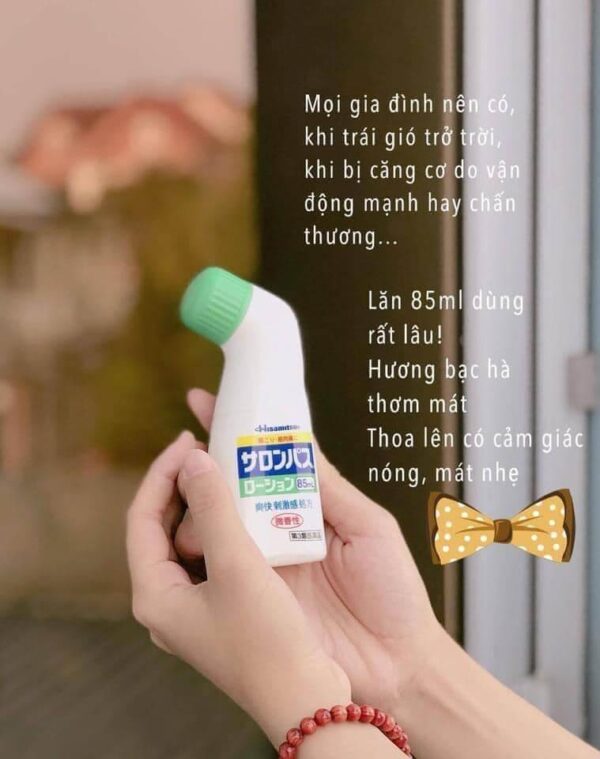 Chai lăn dầu nóng Hisamitsu 85ml xoa bóp hỗ...