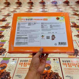 Hồng sâm thái lát tẩm mật ong Achimmadang...