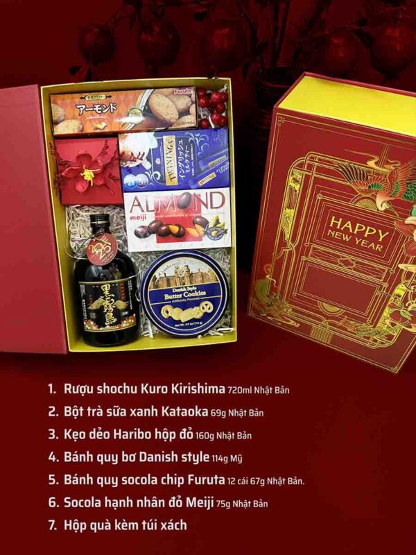 Hộp quà tết cho nhân viên QTBK41