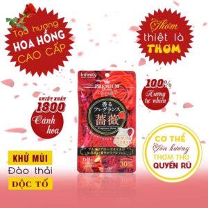 Viên hỗ trợ thơm cơ thể Infinity hoa hồ...