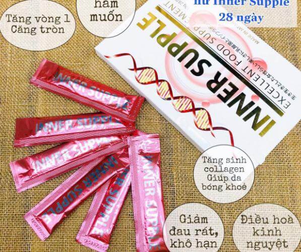 Công dụng của nước uống tăng nội tiết tố Inner Supple Nhật Bản