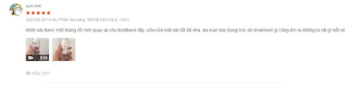 REVIEW sữa rửa mặt Israel 