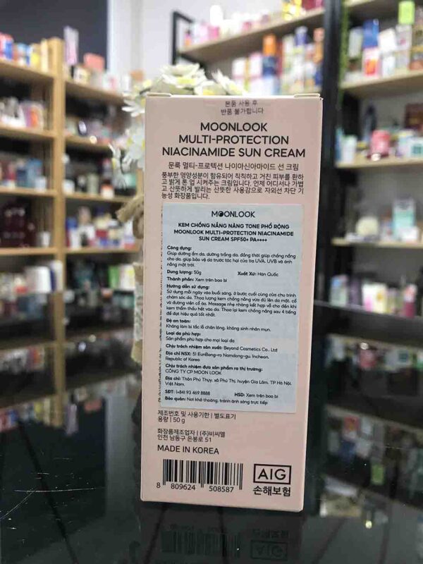 Kem chống nắng Moonlook Glutathione UV Sun Cre...