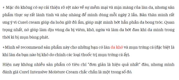 Review Curel dưỡng ẩm Nhật Bản