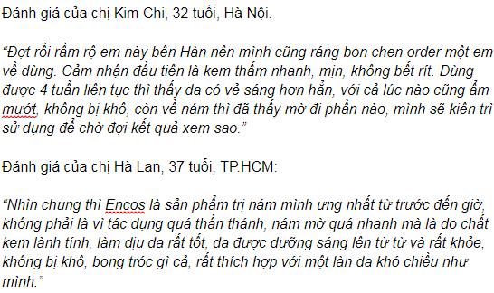 REVIEW kem Encos