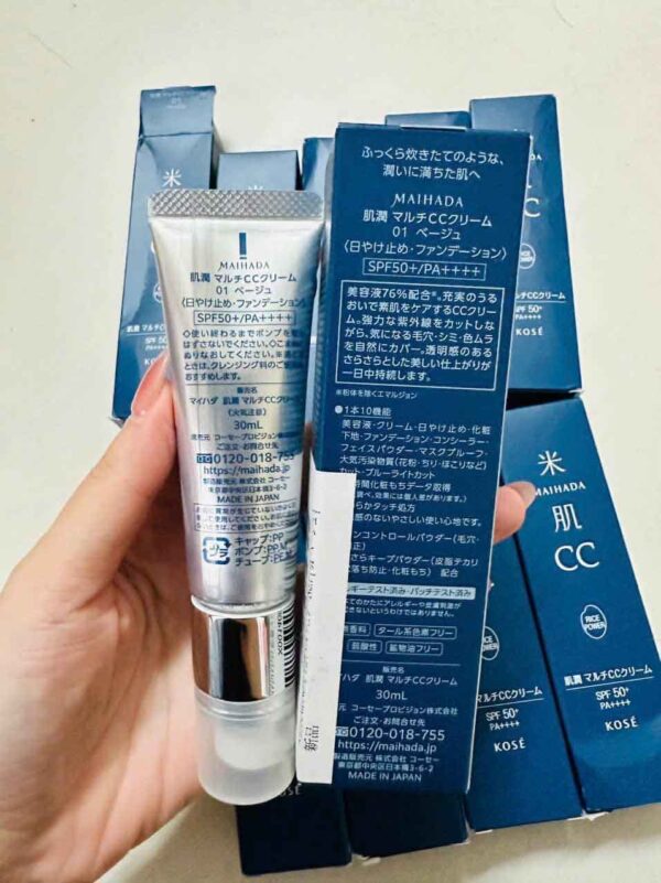 Kem nền Kose Maihada Rice Power CC Cream SPF50+ ...