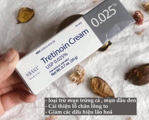 Kem Tretinoin 0.025% Cream Điều Trị Mụn, Lão Hoá Da - Hình ảnh 2