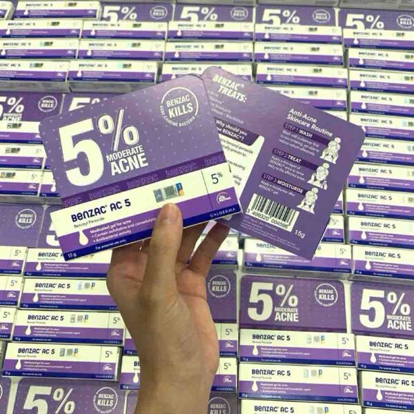 Kem Trị Mụn Benzac AC 5 5% Galderma Chính Hã...