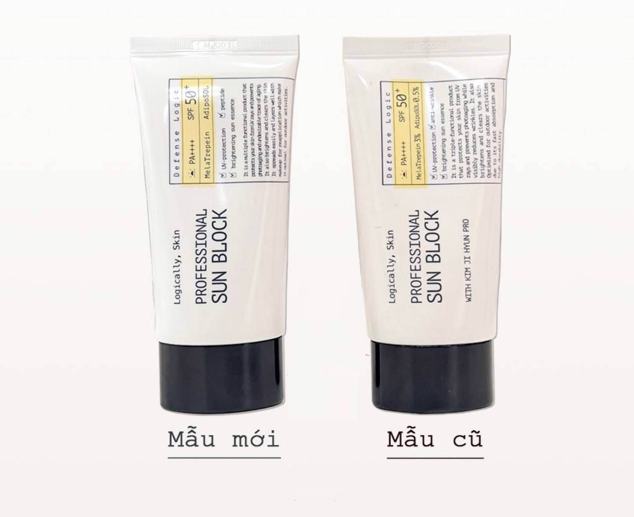 Kem chống nắng Logically Skin nâng tone, mờ nám 70g mẫu mới
