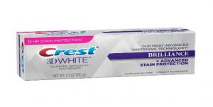 Kem đánh răng Crest 3D White Brilliance + Advanced Stain Protection 116g