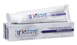Kem đánh răng Crest 3D White Brilliance Whiter, Dazzling Smile 116g
