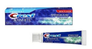Kem đánh răng Crest 3D White Mild Mint 136g