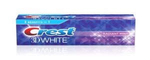 Kem đánh răng Crest 3D White Radiant Mint 153g - 181g - 198g
