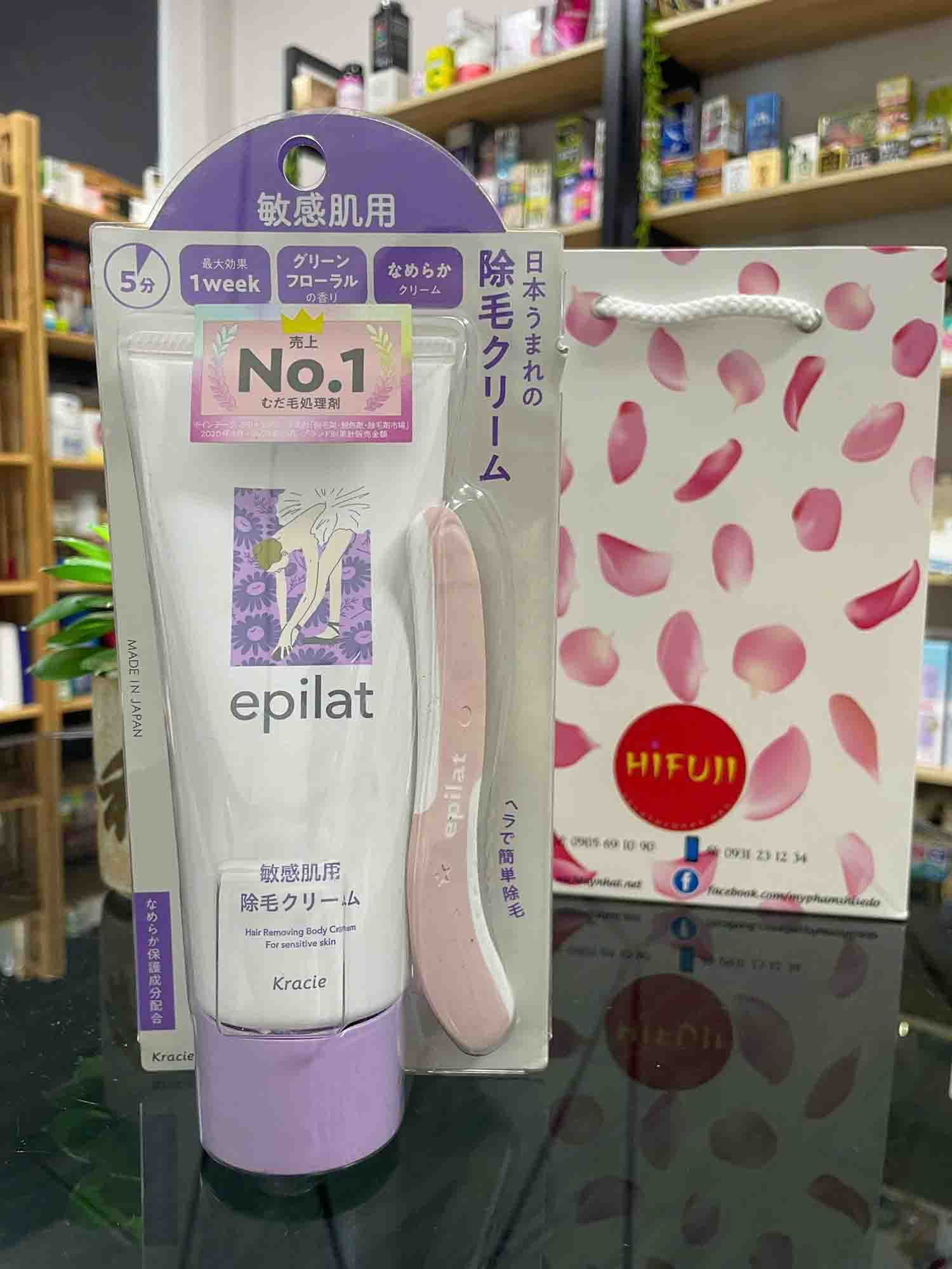 Kem tẩy lông Epilat Kracie Nhật Bản