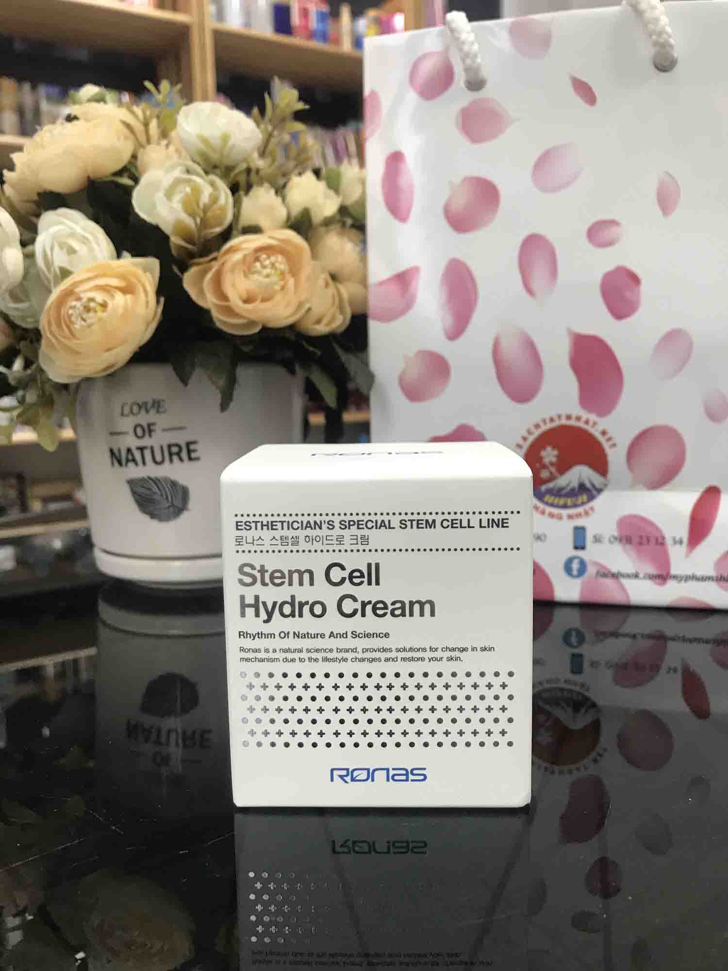 Kem tế bào gốc Ronas Stem Cell Hydro Cream 100ml