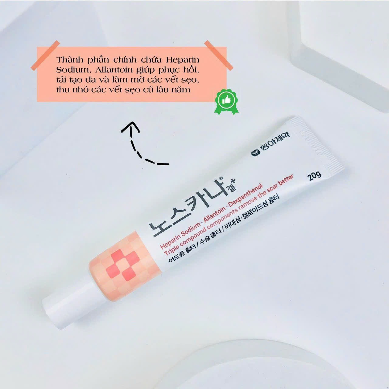 Kem trị sẹo Hàn Quốc Noscarna 20g có tốt không?