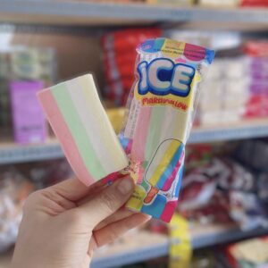 Kẹo bông gòn que kem Ice Marshmallow Thái Lan...